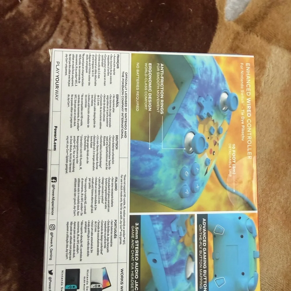 PowerA Pokémon Enhanced Wired Controller for Nintendo Switch - Blue
